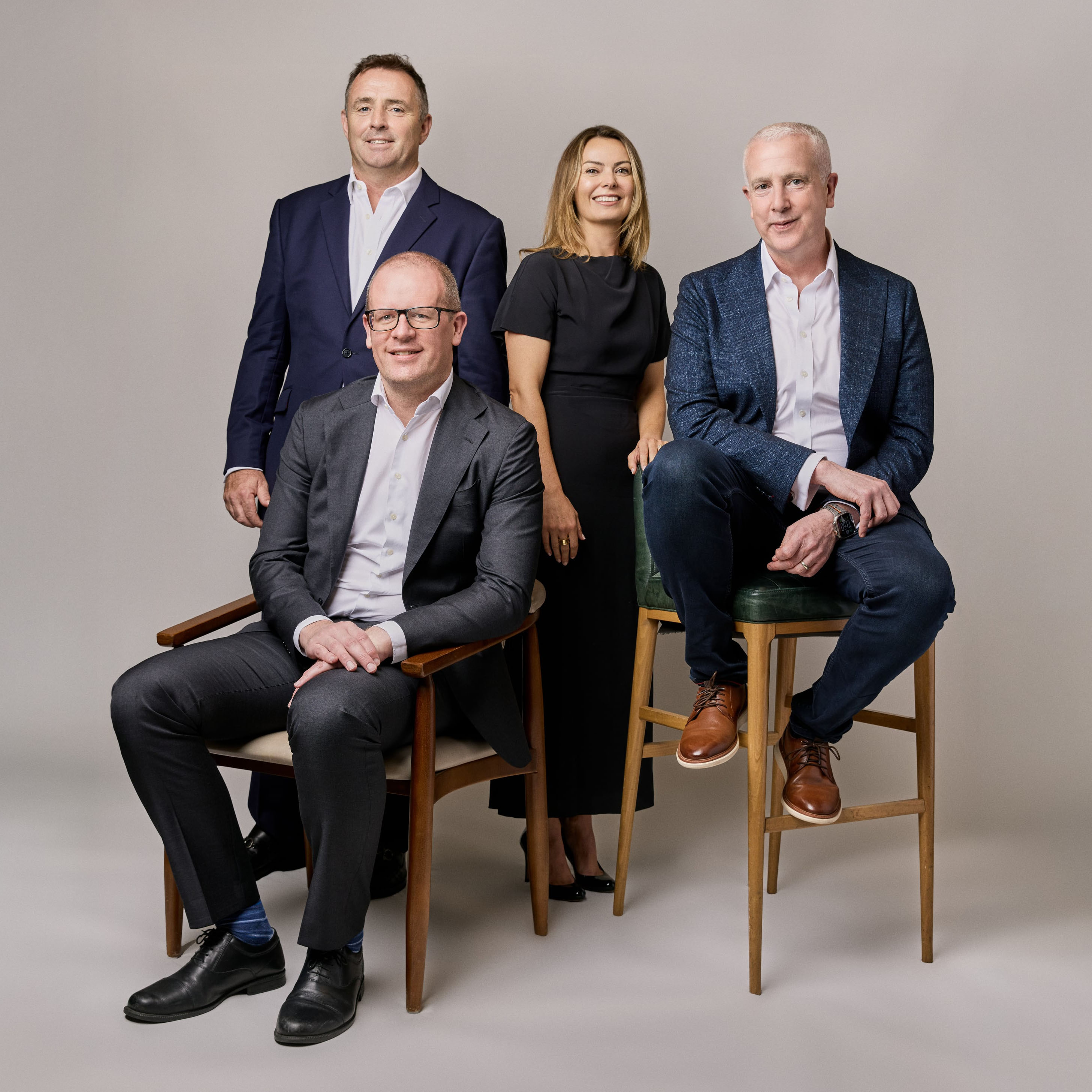 L-R Tom Kelly, Ian Wilson, Zoe-Sheehan Kohli, Howard Shortt