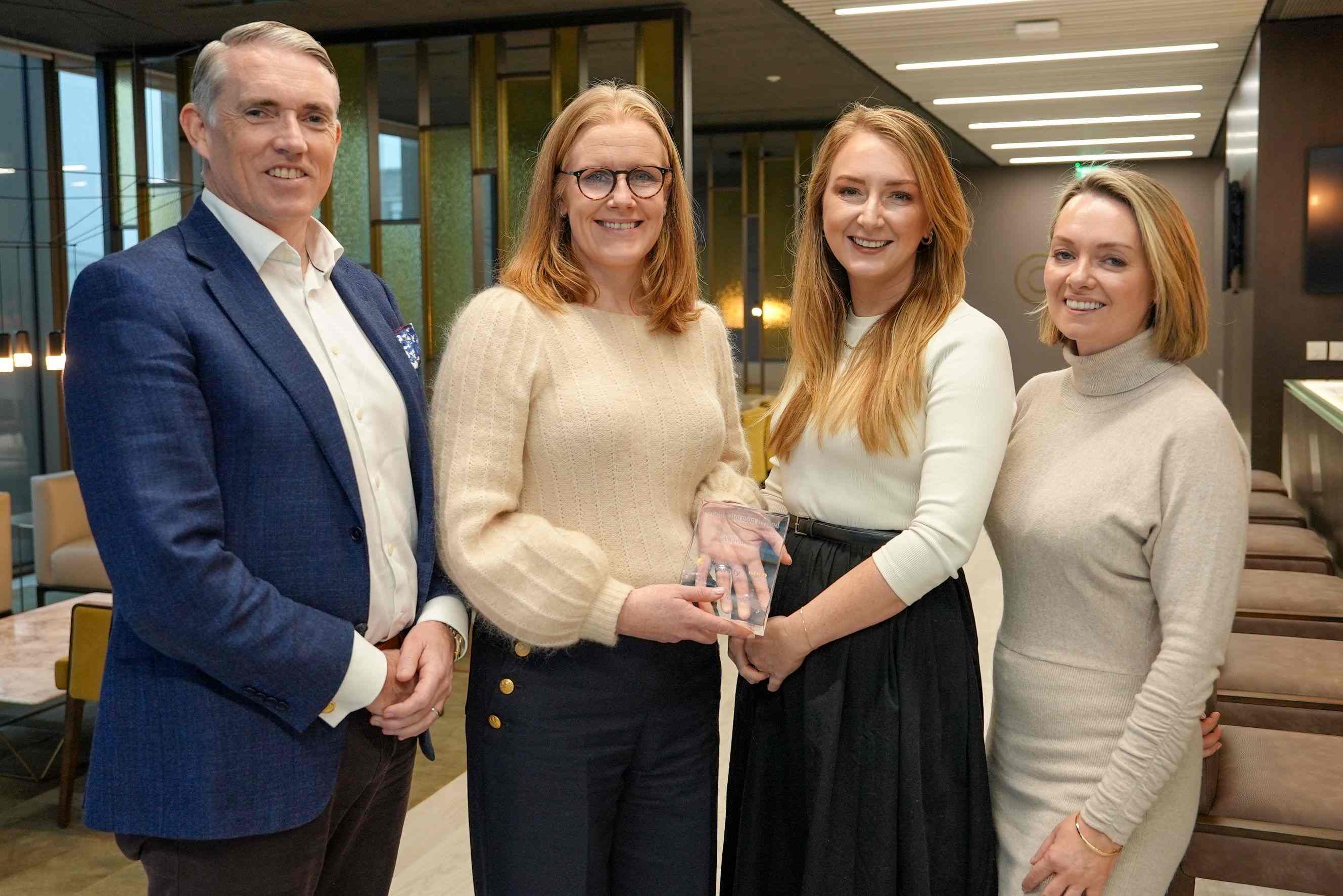 L-R: Dan Holland, Ann-Marie Costello, Emma Broderick, and Ann O’Rafferty
